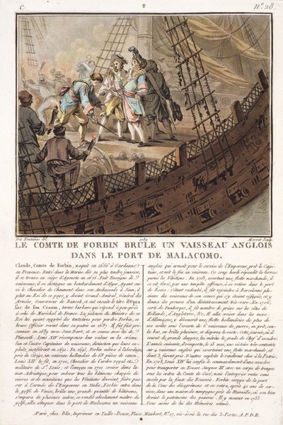 Claude, Comte de Forbin, engraved by Jean Baptiste Morret, 1789 by Jacques Francois Joseph Swebach